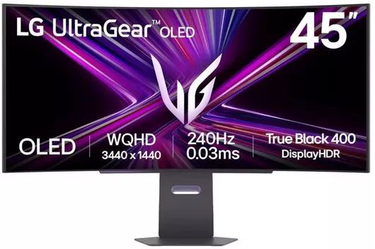 LG UltraGear Ultrawide OLED HDR Curved Gaming Οθόνη Υπολογιστή 44.5" QHD 3440x1440 240Hz  0.03ms GTG
