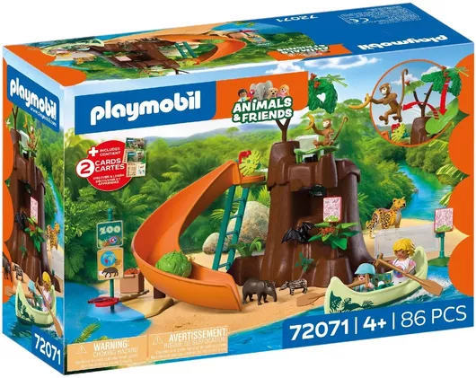 Playmobil Animals & Friends Διασκεδάζοντας Στο Ζωολογικό Πάρκο για 4 Ετών