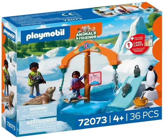 Playmobil Animals & Friends Εξερευνώντας Τα Ζώα Των Πάγων για 4 Ετών
