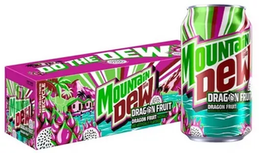 Mountain Dew Energy Drink Dragon Fruit με Ανθρακικό 26-1494 355ml