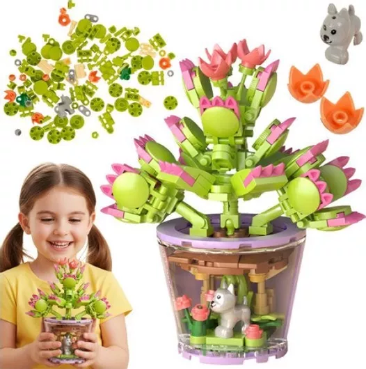 Iso Trade Τουβλάκια Flowers 172τμχ