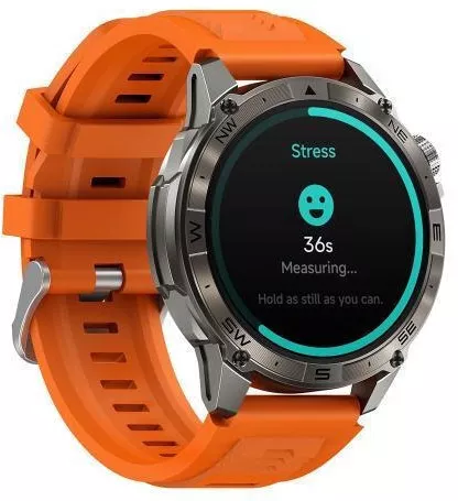 Zeblaze Stratos 2 Plus Smartwatch με Παλμογράφο (Πορτοκαλί)