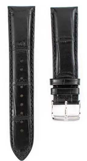 Tommy Hilfiger 679301488 Δερμάτινο Λουράκι Ρολογιού Μαύρο 22mm