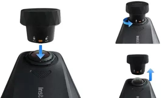 Insta360 X4 Air Replacement Lens Σετ δύο Ανταλλακτικών Φακών για Insta360