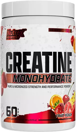 Nutrex Creatine Monohydrate Micronized με Γεύση Fruit Punch 390gr