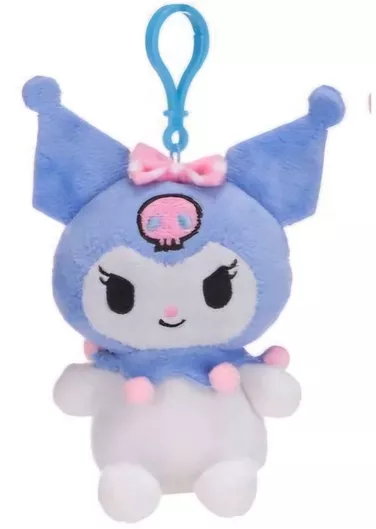Μπρελόκ Kuromi Μπλε Καπέλο "hello Kitty Friends " Λούτρινο 10cm