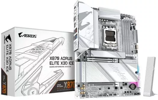 Gigabyte X870 Aorus Elite X3D Ice Motherboard ATX με AMD AM5 Socket