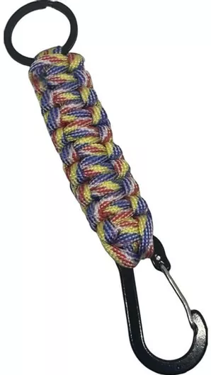 Γάντζος Σχοινί Μπρελόκ Rainbow Multicolor