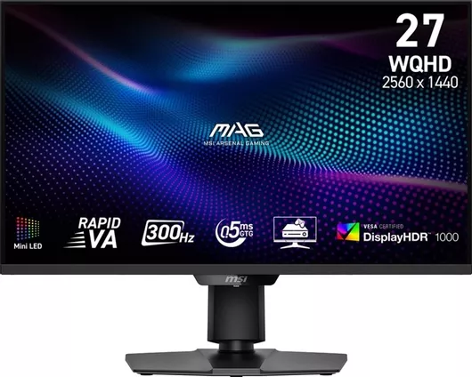 MSI MAG 274QPF X30MV VA HDR Gaming Οθόνη Υπολογιστή 27" QHD 2560x1440 300Hz