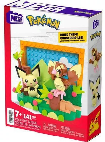 Mega Τουβλάκια Pokémon Country Scene για 7+ Ετών 141τμχ