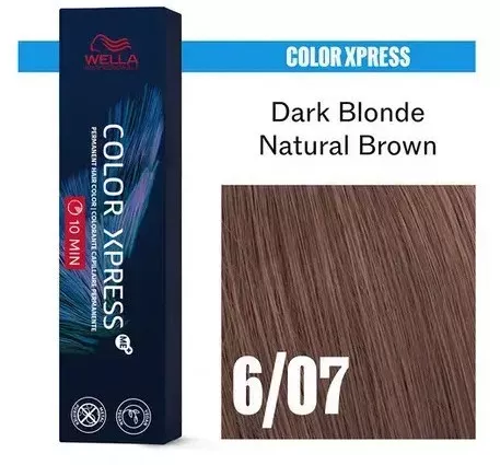 Wella Color Xpress Βαφή Μαλλιών 6/07 Dark Blonde Natural Brown 60ml