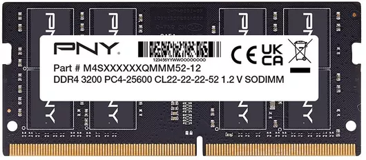 PNY DDR4 με Module 1x16GB & Ταχύτητα 3200 για Laptop