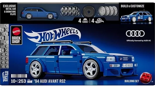 Mattel Brick Shop Τουβλάκια Hot Wheels Speed Series Audi για 10+ Ετών 253τμχ