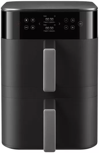 Xiaomi Air Fryer με Διπλό Αποσπώμενο Κάδο 12lt Μαύρο BHR0883EU
