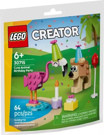 LEGO Creator Cute Animal Birthday Party για 6+ Ετών 64τμχ