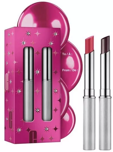 Clinique Almost Lipstick In Black Honey Pink Honey Set