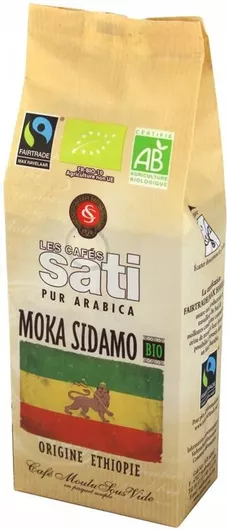Καφές Espresso Sati Cafe Moka Sidamo Bio 250g Αλεσμένος