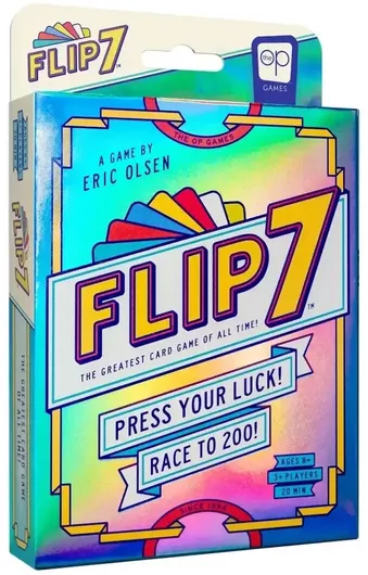 Επιτραπέζιο Παιχνίδι Flip 7 Deluxe για 3+ Παίκτες 8+ Ετών EN The OP