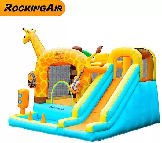 Fun Baby Φουσκωτό Παιχνίδι με Τραμπολίνο & Τσουλήθρα