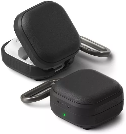 Ringke Onyx Θήκη Σιλικόνης με Γάντζο Μαύρο για Galaxy Buds4 / 4 Pro