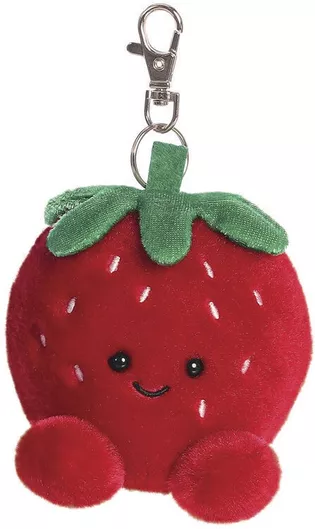 Palm Pals Strawberry Plush Keychain 10cm