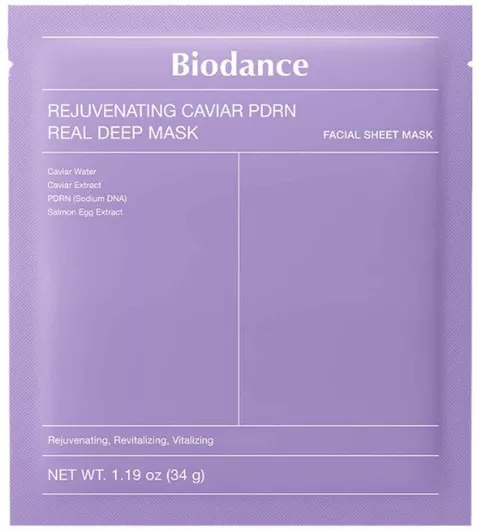 Biodance Real Deep Μάσκα Προσώπου Ομορφιάς Προσώπου για Ενυδάτωση / Αναζωογόνηση / Λείανση Με Νιασιναμίδη 34gr
