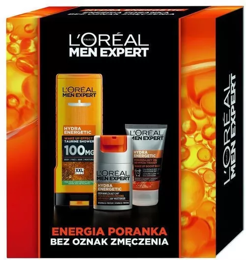 L'Oreal Paris Men Expert Hydra Energetic Σετ Περιποίησης για Καθαρισμό Σώματος, Ενυδάτωση & Καθαρισμό Προσώπου