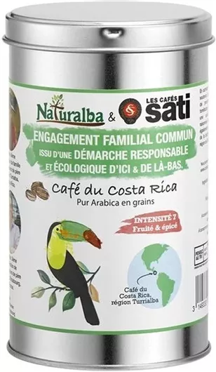 Καφές Espresso Sati Cafe Costa Rica Naturalba 225g Κόκκους