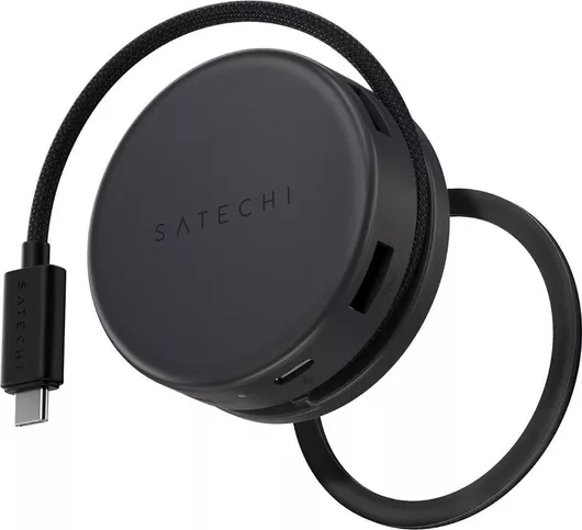 Satechi OntheGo USB-C Docking Station Laptop με HDMI 4K PD Ethernet Μαύρο
