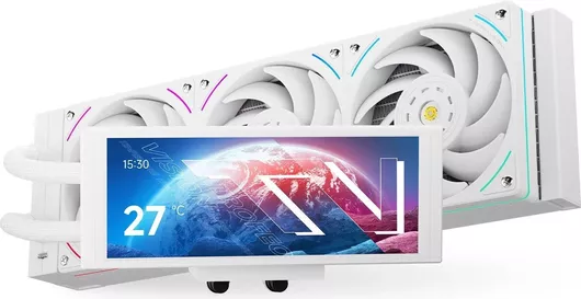 Thermalright Trofeo Vision 360 Υδρόψυξη Επεξεργαστή Τριπλού Ανεμιστήρα για Socket AM4/AM5/1700/1200/115x με ARGB Φωτισμό Λευκό