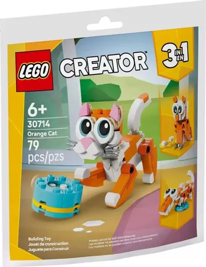LEGO Creator 3-in-1 Orange Cat για 6+ Ετών 79τμχ