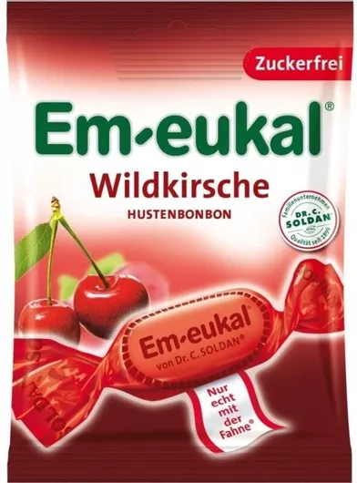 Em Eukal Wild Cherry Καραμέλες Κεράσι 75gr