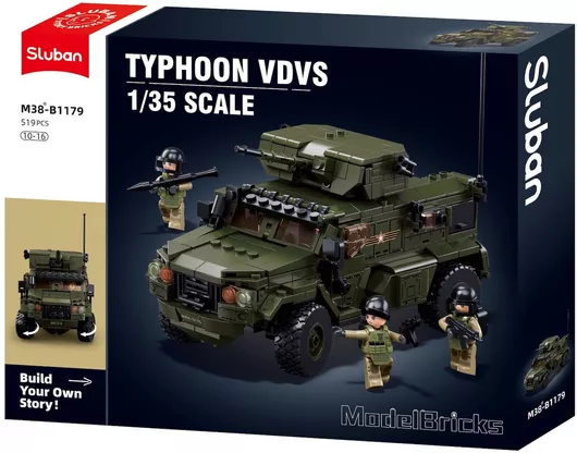 Sluban Τουβλάκια Typhoon Assault Armored Vehicle για 10-16 Ετών 519τμχ