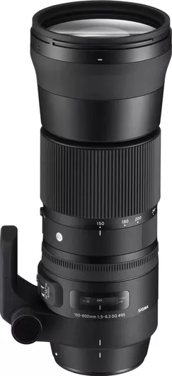 Sigma Full Frame Φωτογραφικός Φακός 150-600mm F5-6.3 DG OS HSM Contemporary Telephoto / Tele Zoom για Nikon F Mount Μαύρος