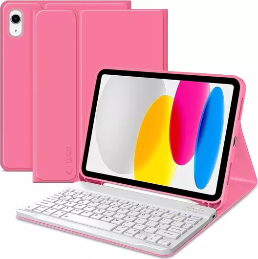 Tech-Protect Flip Cover με Πληκτρολόγιο Μοβ (iPad 10.9'' 2022, iPad 11'' 2025)