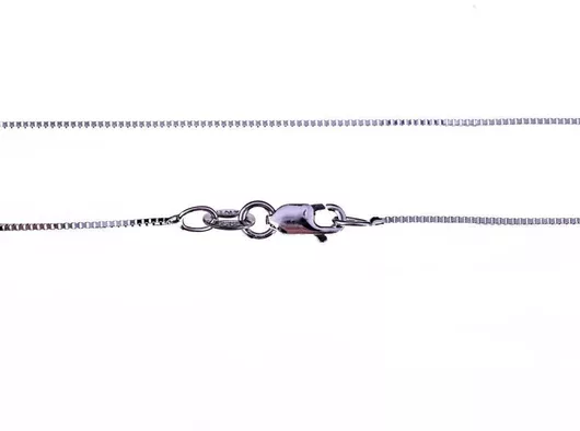 Gatsa Λευκόχρυση Αλυσίδα Λαιμού 14Κ Μήκους 45cm