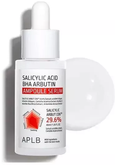 APLB Salicylic Acid BHA Arbutin Ampoule Καταπραϋντικό & Ενυδατικό Serum Προσώπου με Centella Asiatica & Σαλικυλικό Οξύ 40ml
