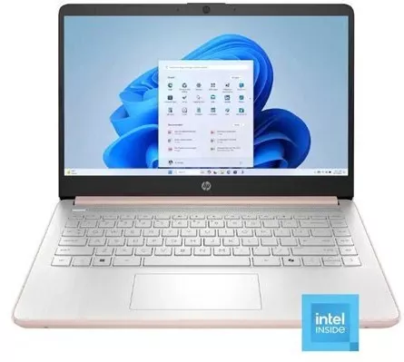 HP 14-dq6015dx 14" N-Series-N150/4GB/128GB Flash Storage/W11 S Pale Rose Gold US Keyboard