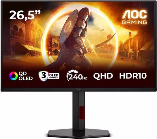 AOC Q27G4ZDR QD-OLED HDR Gaming Οθόνη Υπολογιστή 25.6" QHD 2560x1440 240Hz  0.3ms GTG
