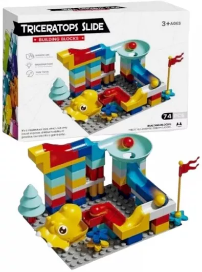 Τουβλάκια Σετ Κατασκευών DIY για 3+ Ετών 74τμχ