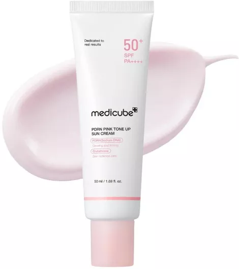 Medicube PDRN Pink Tone Up Αντηλιακή Κρέμα Προσώπου & Σώματος SPF50+ 50ml