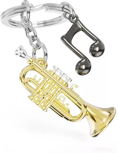 Metalmorphose Mtm400-01 Μπρελόκ Μπρελόκ Meta L Morphose Keyring Music Collection – Trumpet