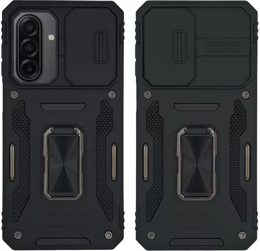 Θήκη Ring Armor Camshield Sonique Samsung Galaxy A17 4g Galaxy A17 5g Μαύρο