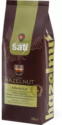 Καφές Espresso Sati Cafe Hazelnut Arabica 250g Αλεσμένος