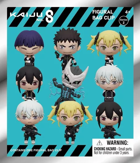 Kaiju No.8 Series 2 3d Foam Bag Clip Μπρελόκ Τυχαίο Περιεχόμενο