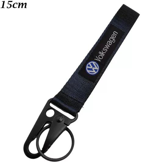 Υφασμάτινο Καραμπινέρ Μπρελόκ Volkswagen Hw-0396 Μαύρο