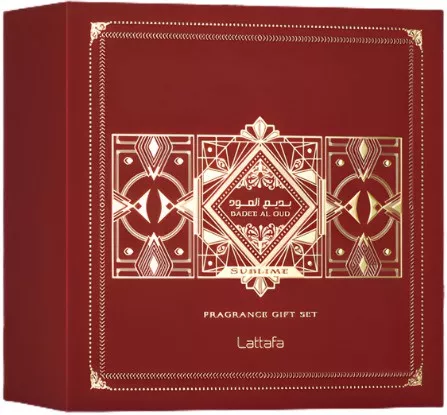 Lattafa Badee Al Oud Ανδρικό Σετ Αρωμάτων με Eau de Parfum 3τμχ