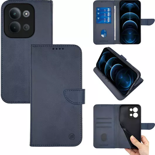 Θήκη Πορτοφόλι Sonique Urban Wallet Xiaomi Redmi 15c 4g Redmi 15c 5g Poco C85 4g Μπλε Σκούρο
