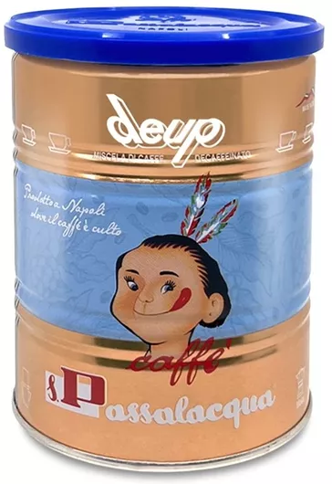Καφές Espresso Passalacqua Deup Decaffeinato 250g Αλεσμένος