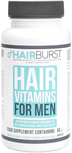 Hairburst Hair Vitamins for Men 60mg Συμπλήρωμα για Υγιή Μαλλιά 60 κάψουλες